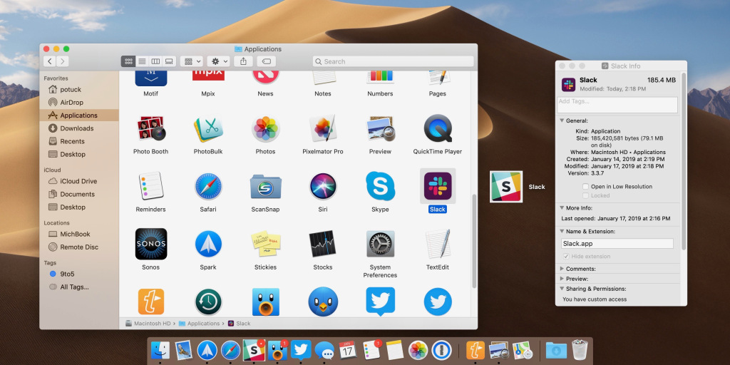 How to change the icon for apps on macbook pro
